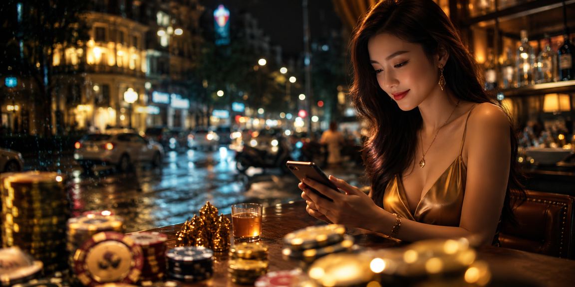 Không gian giải trí casino với người chơi tại TP Hồ Chí Minh